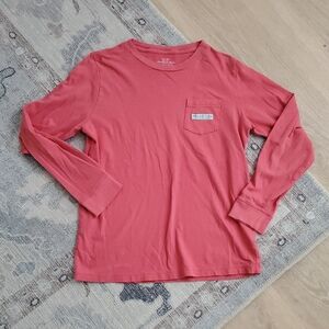 Vineyard Vines Boys Hockey Long Sleeve Pocket T-shirt SzM (12-14)